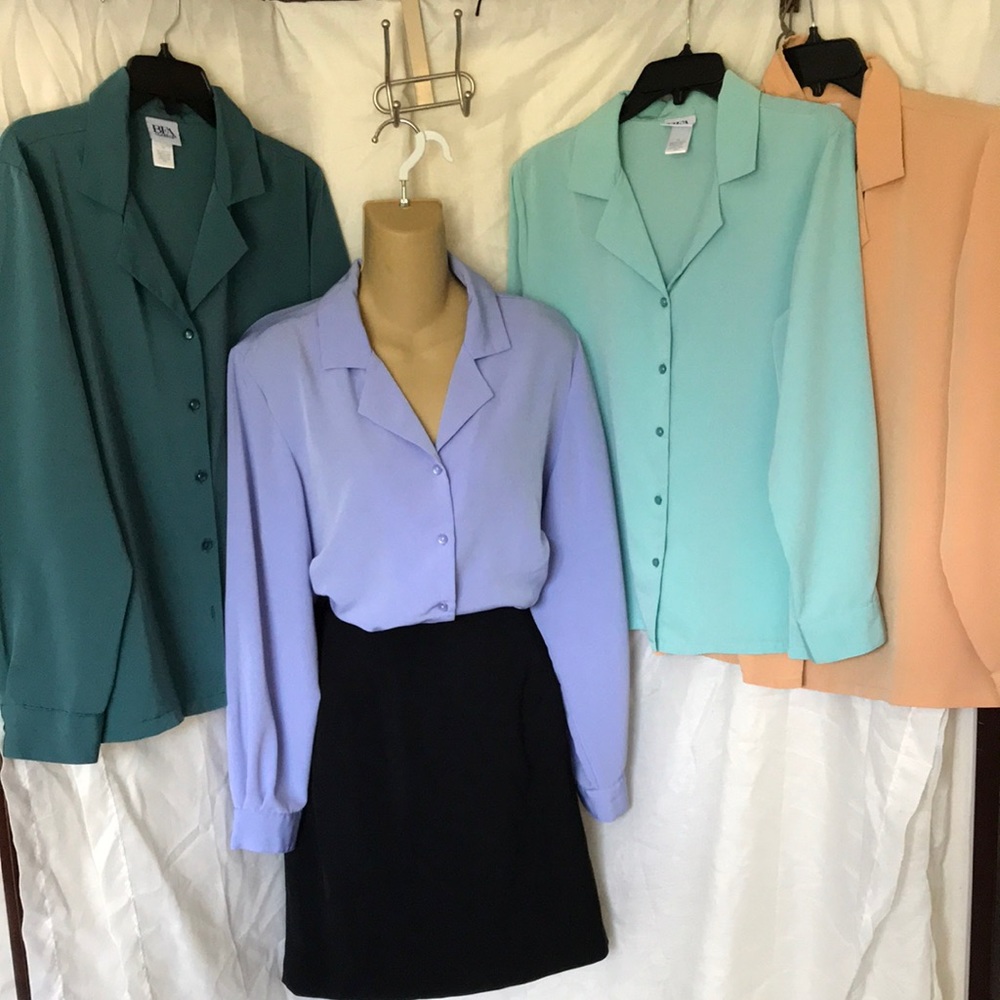 Bundle of 4 BFA Classics blouses Sz 14